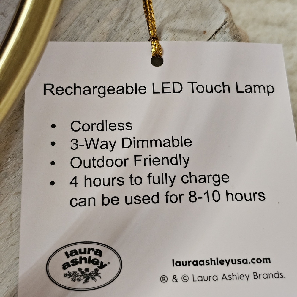 Viral Laura Ashley Rechargeable LED  Touch Lamp - Picture 6 of 6